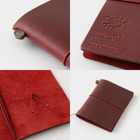 TRAVELER'S notebook Limited Edition LOVE AND TRIP Passport Red