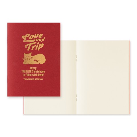 TRAVELER'S notebook Limited Edition LOVE AND TRIP Passport Red