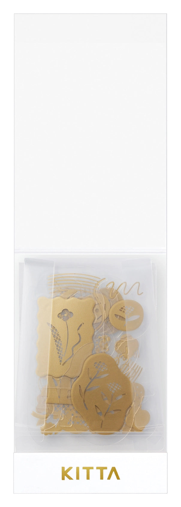 King Jim Kitta Portable Transfer Sticker Flakes - Gold Foil Humming