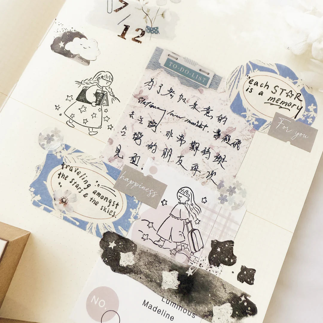 Journal Pages x rabch.jpg x Haba Megumi Rubber Stamps - Starry Voyage
