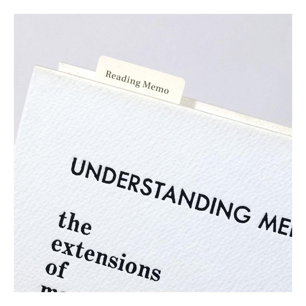 Laconic Style Bookmarker - Planning/Memo