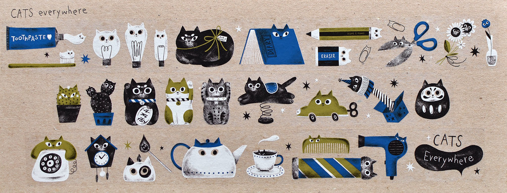 the cats SESAME & PEANUT PET Tape - Cats Everywhere (Loops Only)