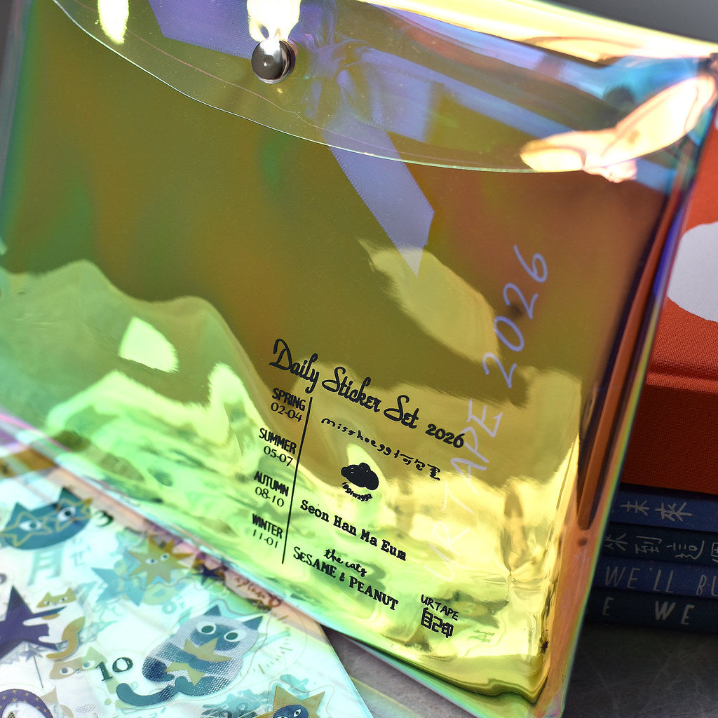 Urtape 2026 Timeless Date Stickers (Designed by Sesame & Peanut, Seon Han Ma Yum, 1991w2992 and Miss Hoegg)