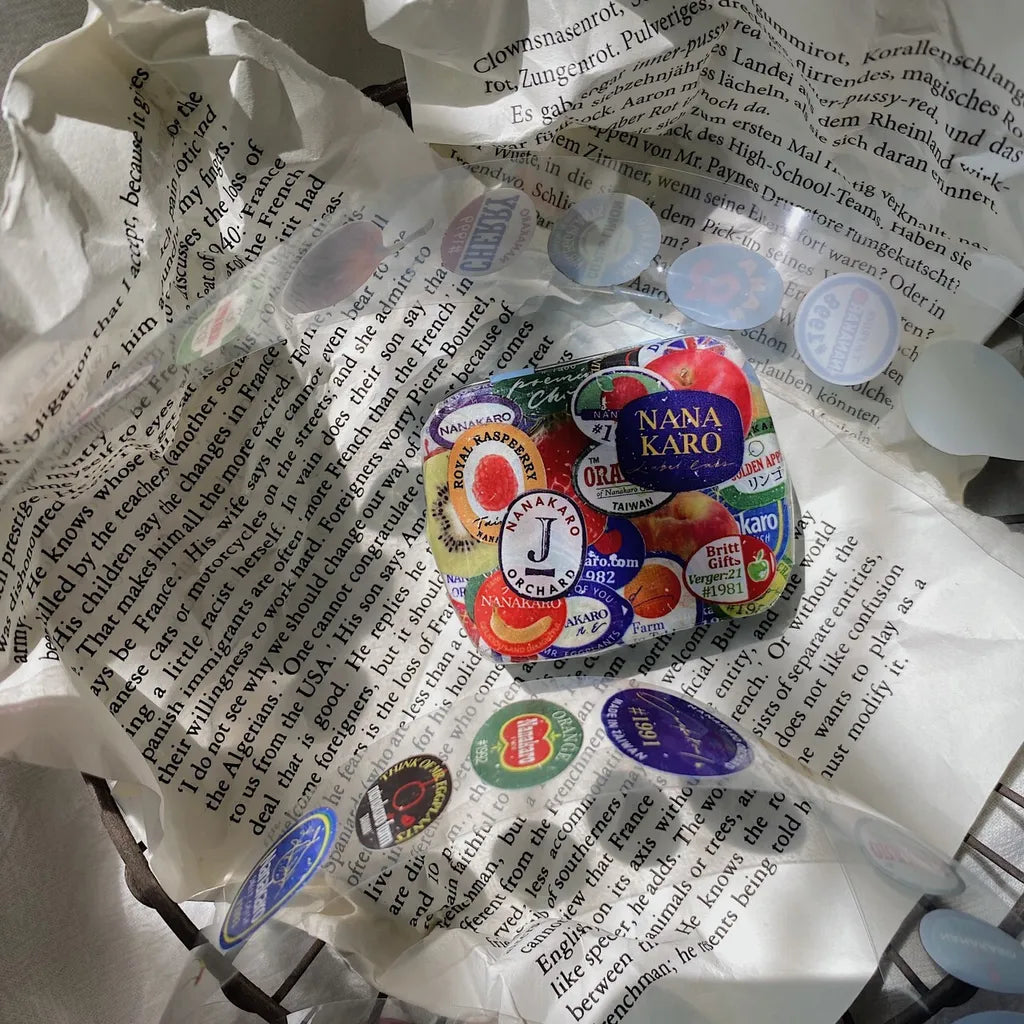 Mr. Eggplants PET Tape - Fruit Labels