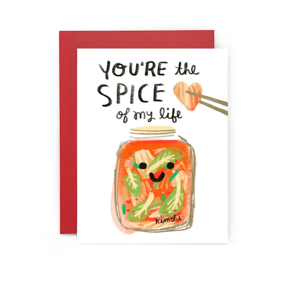 Le Petit Elefant Greeting Card - Your the Spice of My Life Kimchi Card