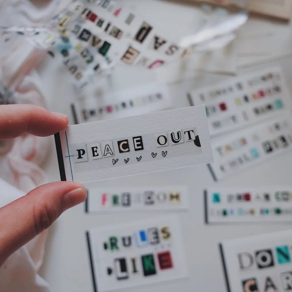 Mr. Eggplants PET Tape - Peekaboo Words