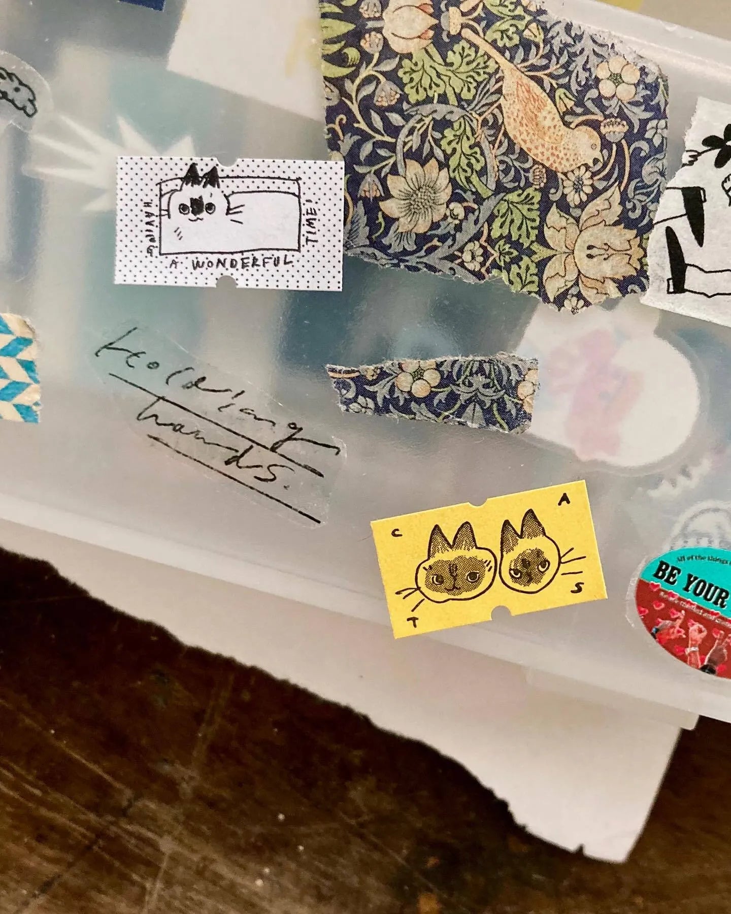 Somesortof.fern Label Stickers - Seal Point Cats