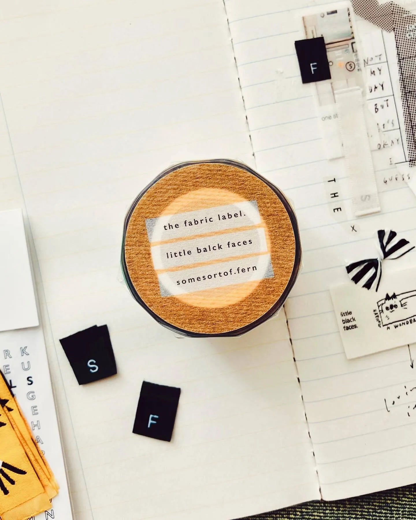 Somesortof.fern PET Tape - The Fabric Label