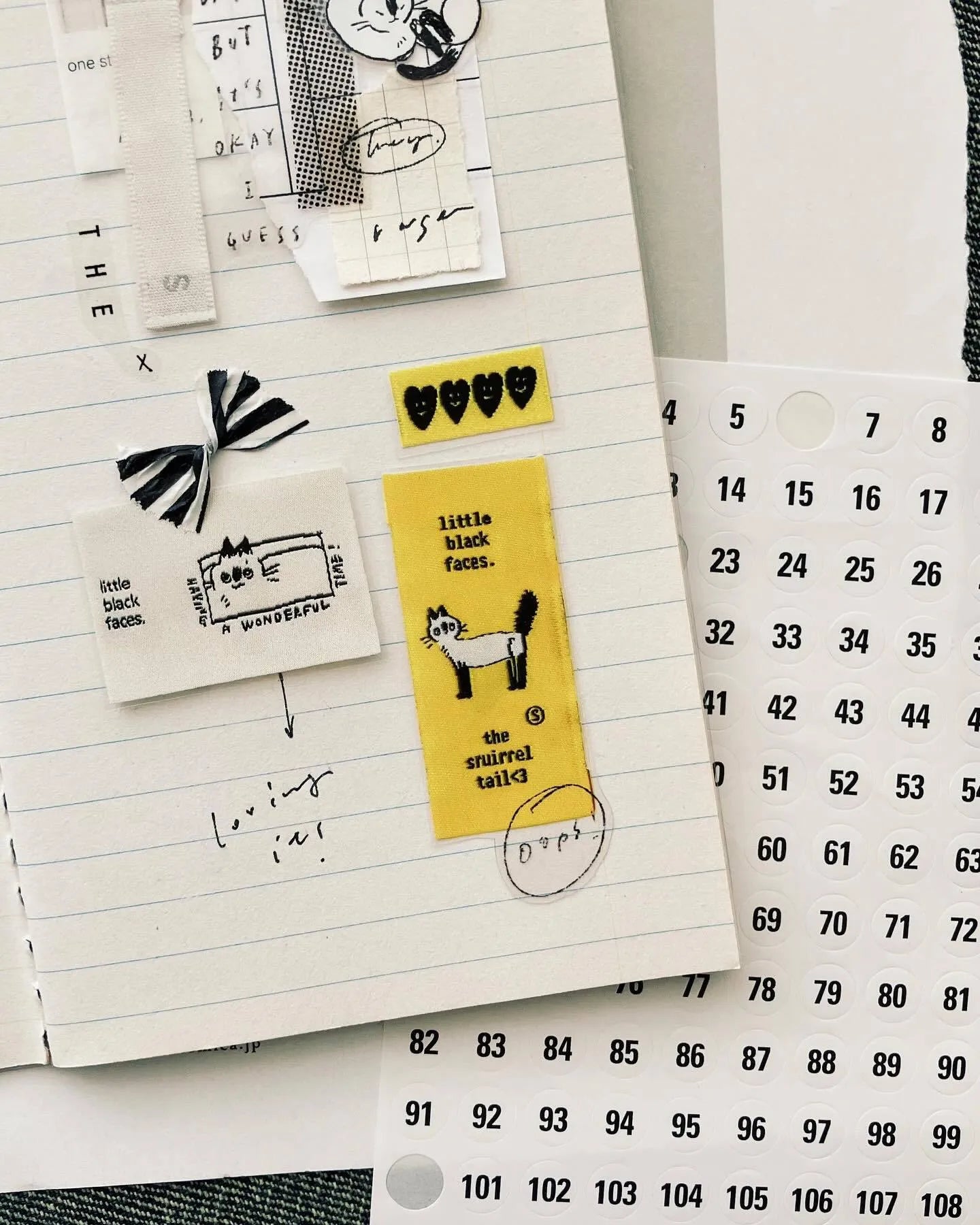 Somesortof.fern PET Tape - The Fabric Label