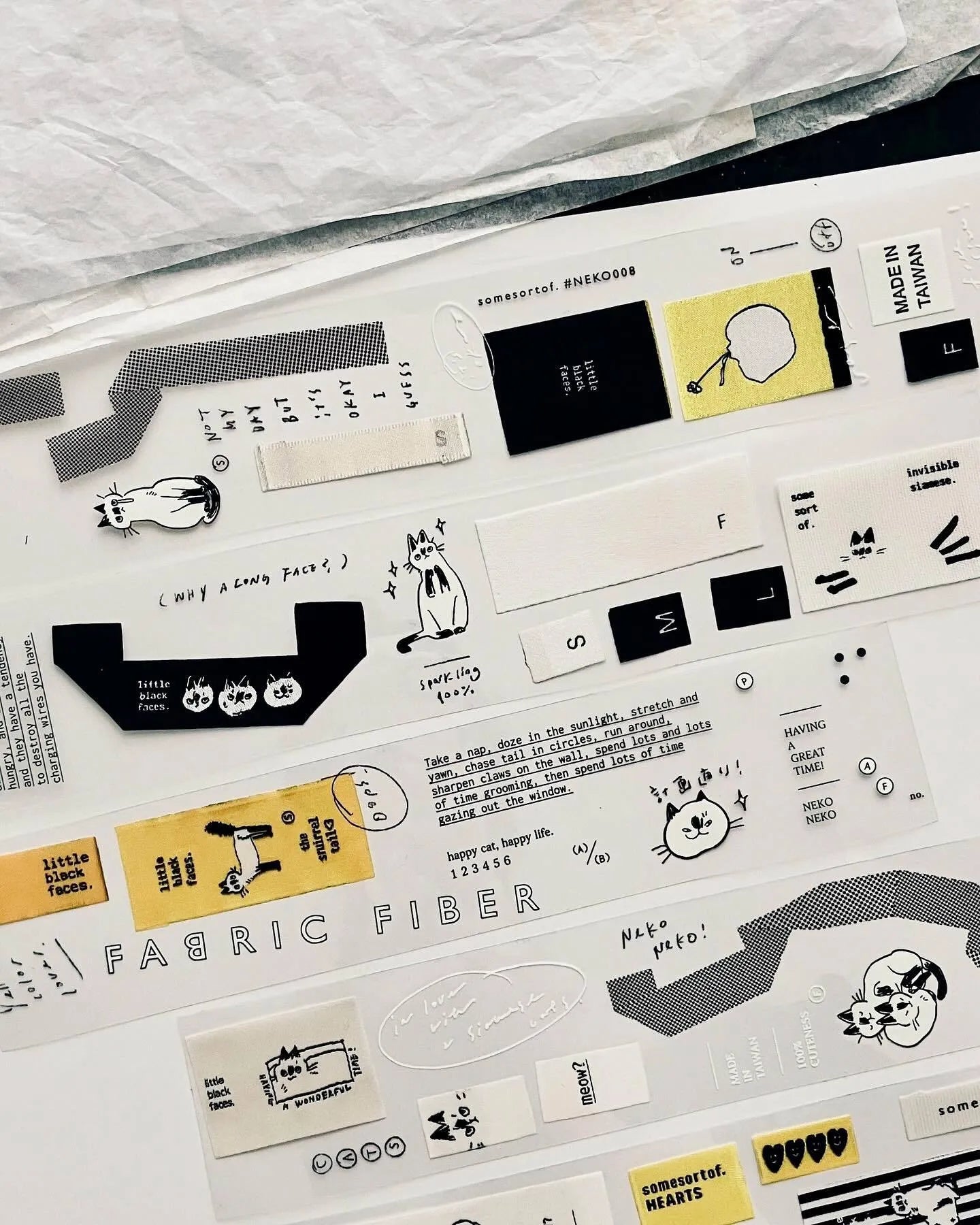 Somesortof.fern PET Tape - The Fabric Label