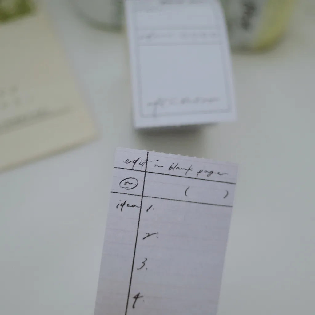Mr. Eggplants Sticky Notes Tape - Blank Note