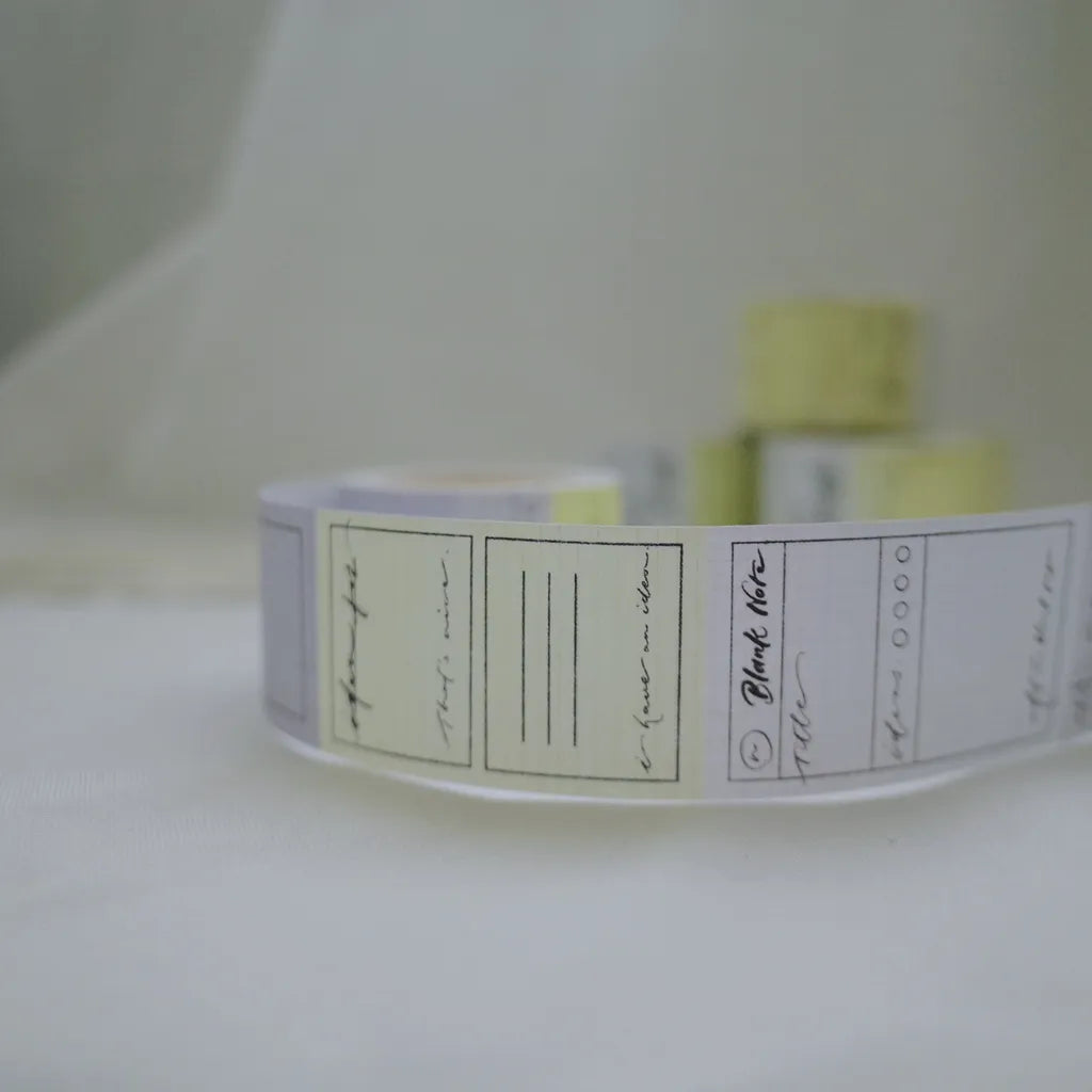 Mr. Eggplants Sticky Notes Tape - Blank Note