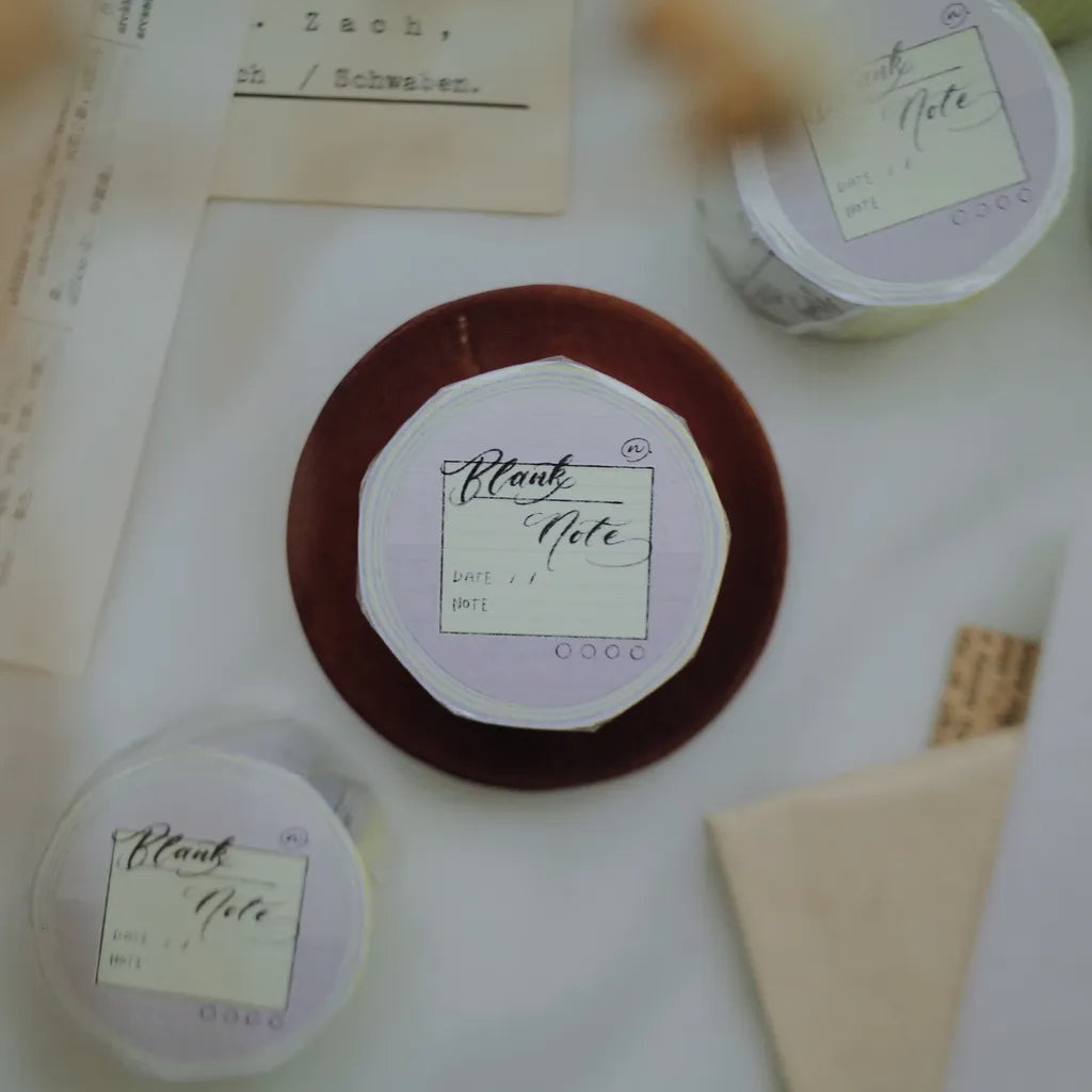 Mr. Eggplants Sticky Notes Tape - Blank Note