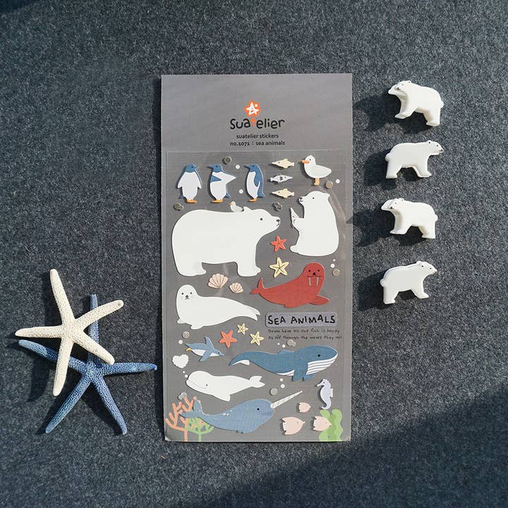 Suatelier Sea Animals Stickers