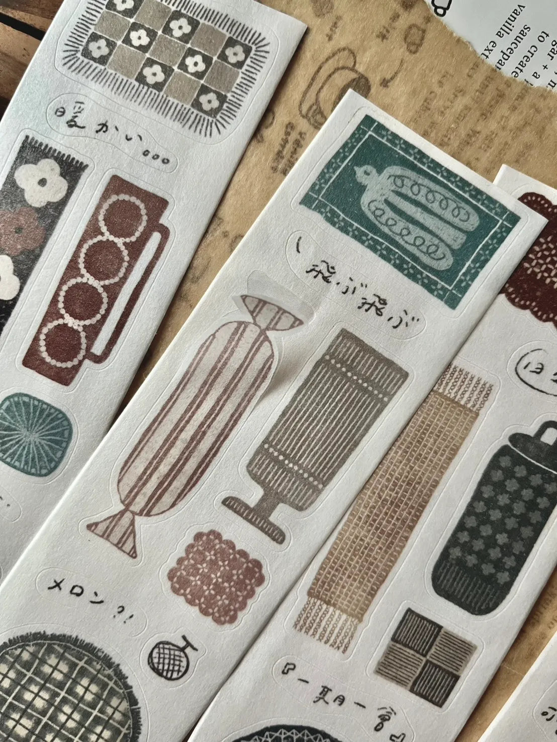 Breezy Studio Kiss Cut Washi Tape - Fabric