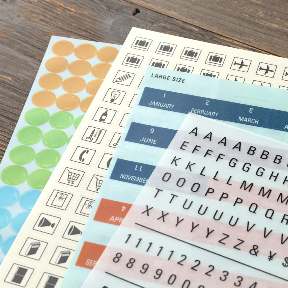 PRE-ORDER TRAVELER'S notebook Customized Sticker Set for 2026