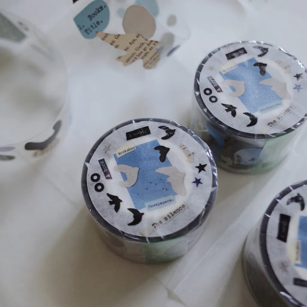Mr. Eggplants PET Tape - Paper Birds