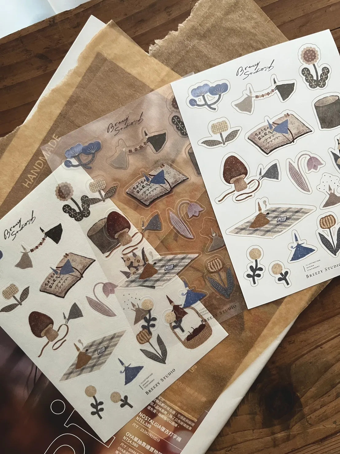 Breezy Studio Sticker Set - Forest of Flowers (2 designs in 3 materials)