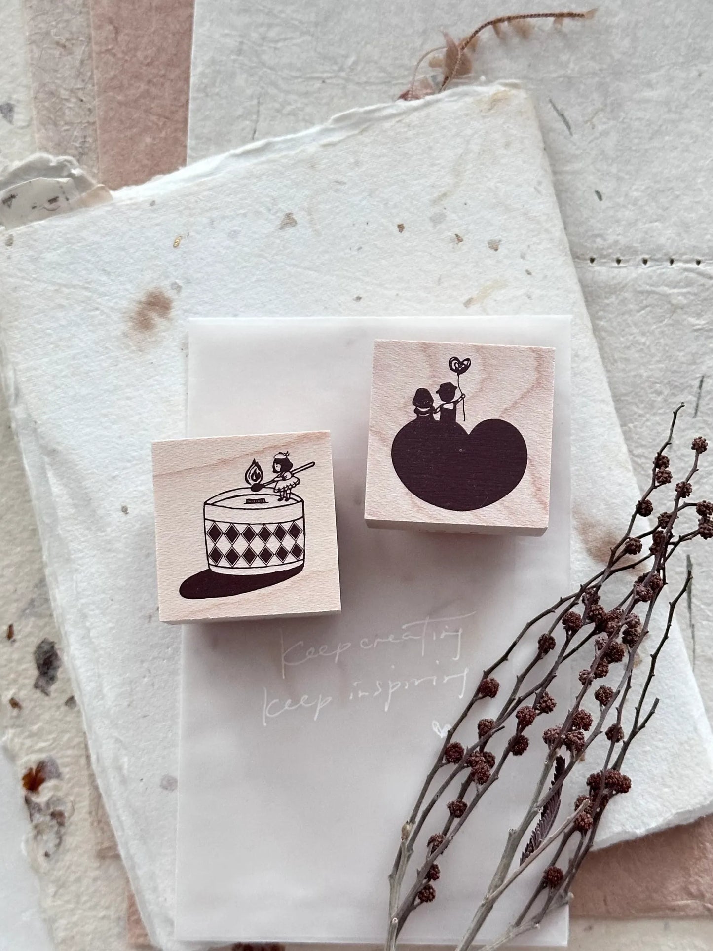 Nove Production Little Ordinary People Rubber Stamp Collection - Illustrations