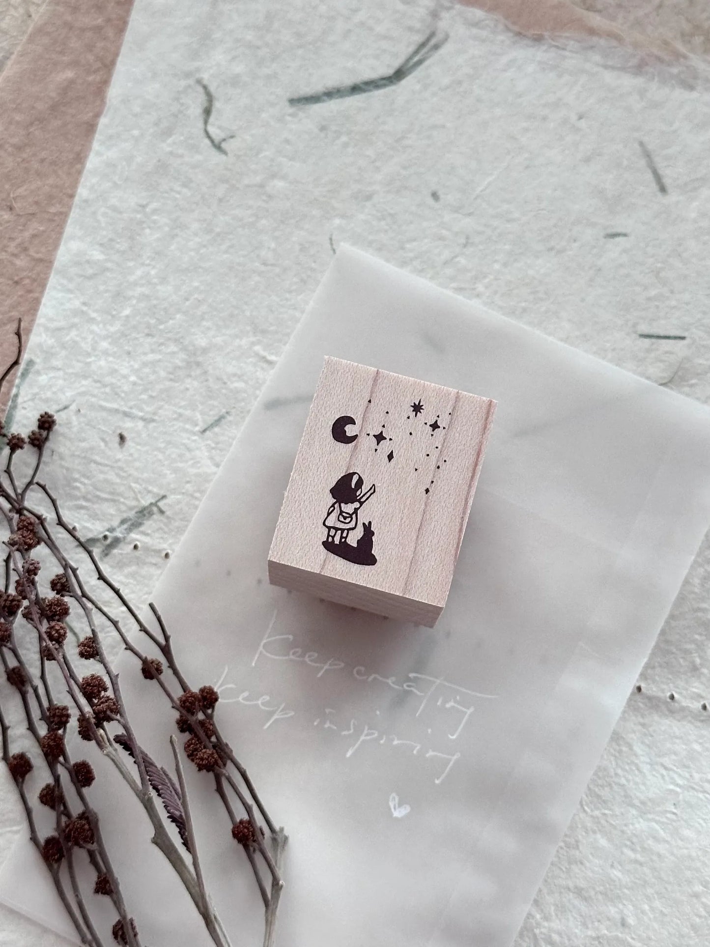 Nove Production Little Ordinary People Rubber Stamp Collection - Illustrations