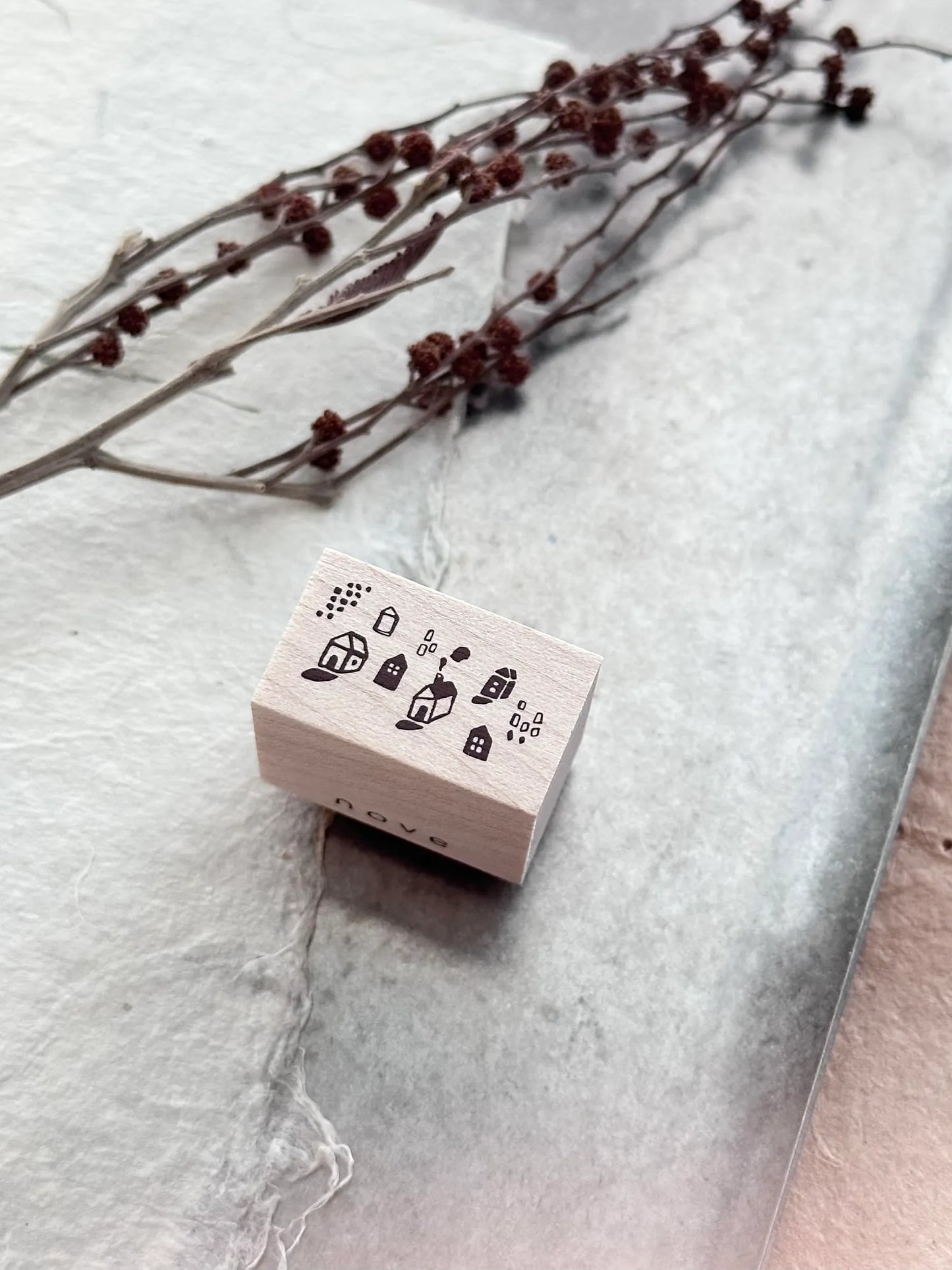 Nove Production Little Ordinary People Rubber Stamp Collection - Handwritten