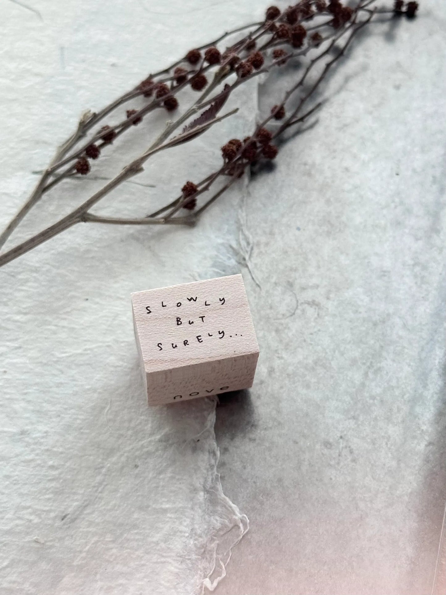 Nove Production Little Ordinary People Rubber Stamp Collection - Handwritten