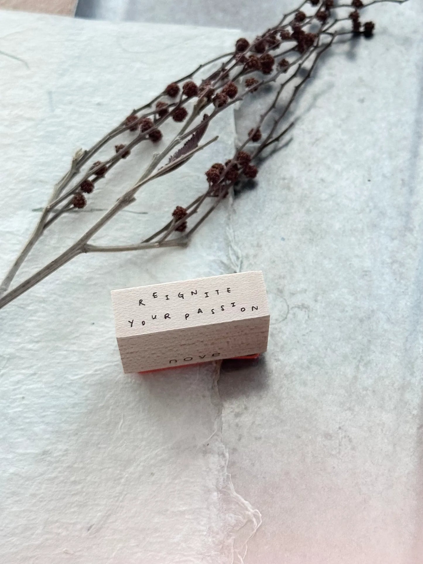 Nove Production Little Ordinary People Rubber Stamp Collection - Handwritten