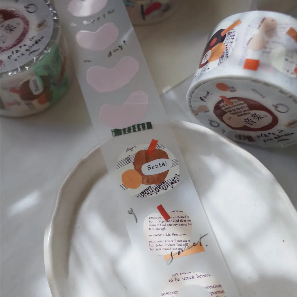 Mr. Eggplants PET Tape - Plate in the Garden