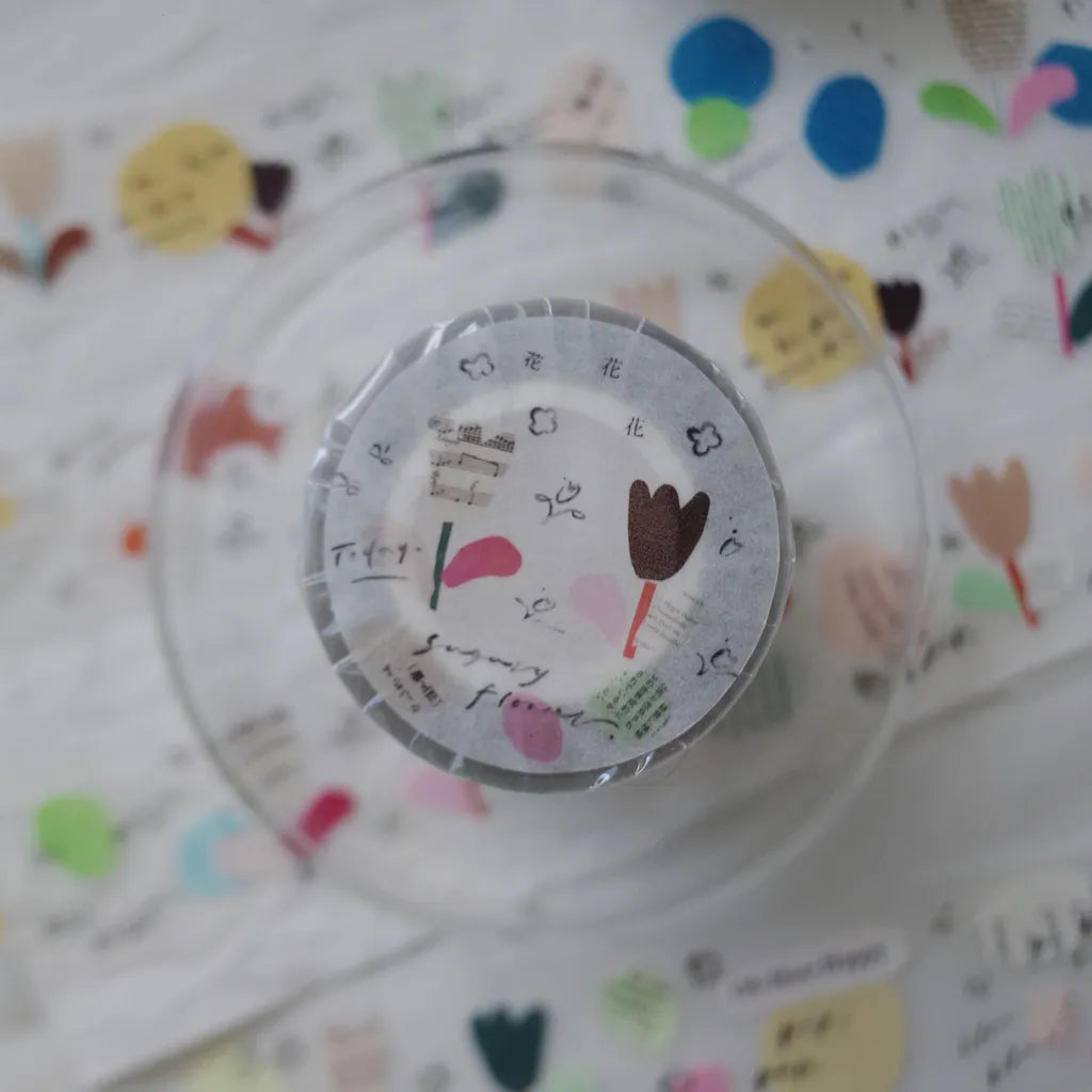 Mr. Eggplants PET Tape - Sugary Flowers