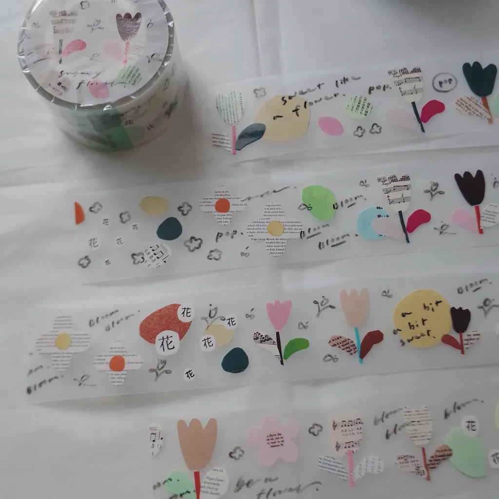 Mr. Eggplants PET Tape - Sugary Flowers