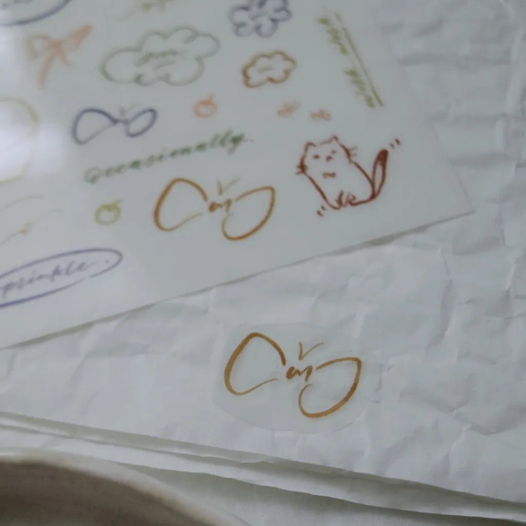 Mr. Eggplants Transfer Sticker - Little Joyful Moments