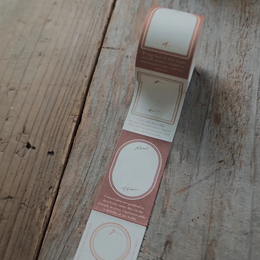 Mr. Eggplants Sticky Notes Tape - Now and Then