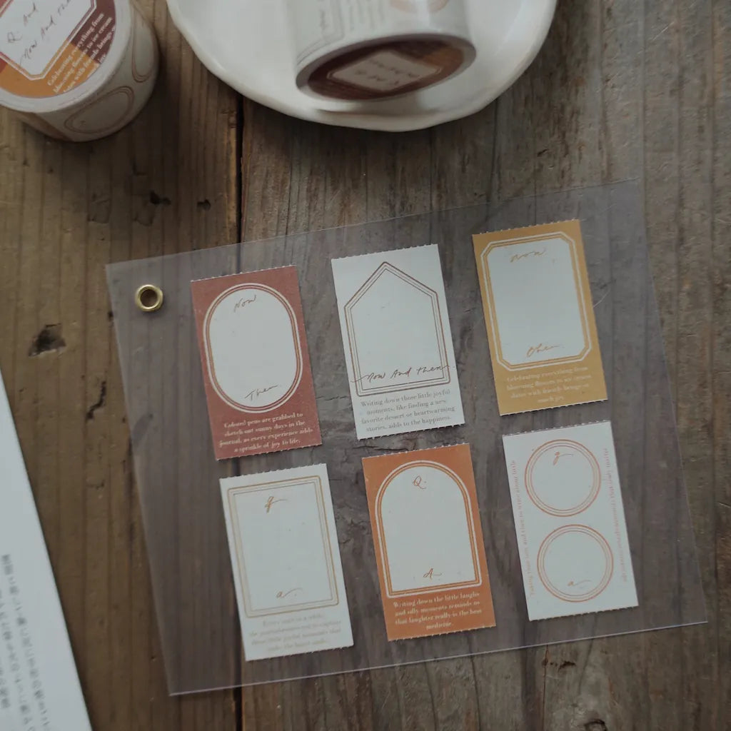 Mr. Eggplants Sticky Notes Tape - Now and Then