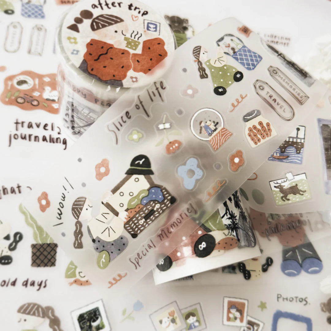 Journal Pages x rabch.jpg x Haba Megumi Kiss-cut PET Tape - After Trip