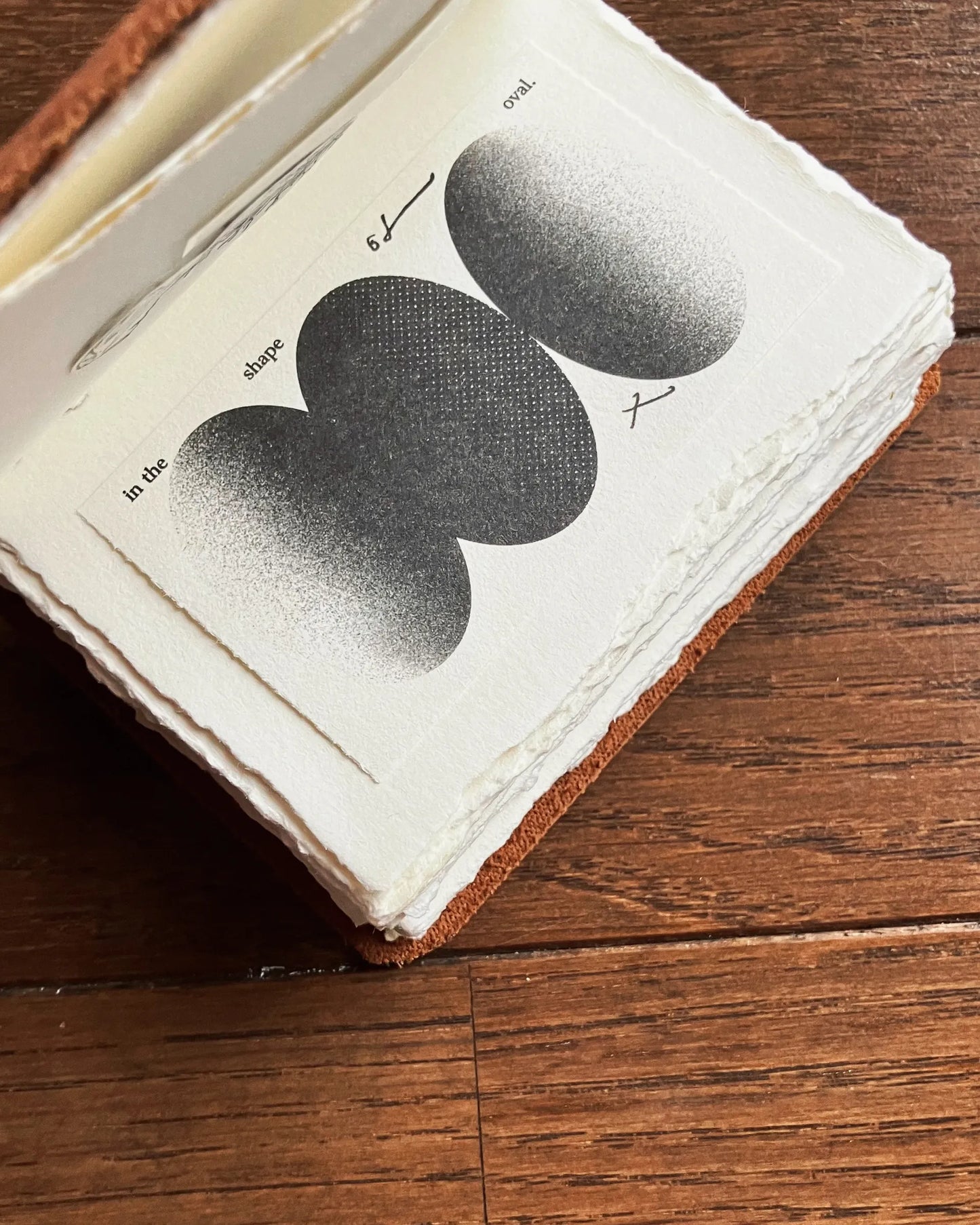 Somesortof.fern Label Book - The Shape of Oval