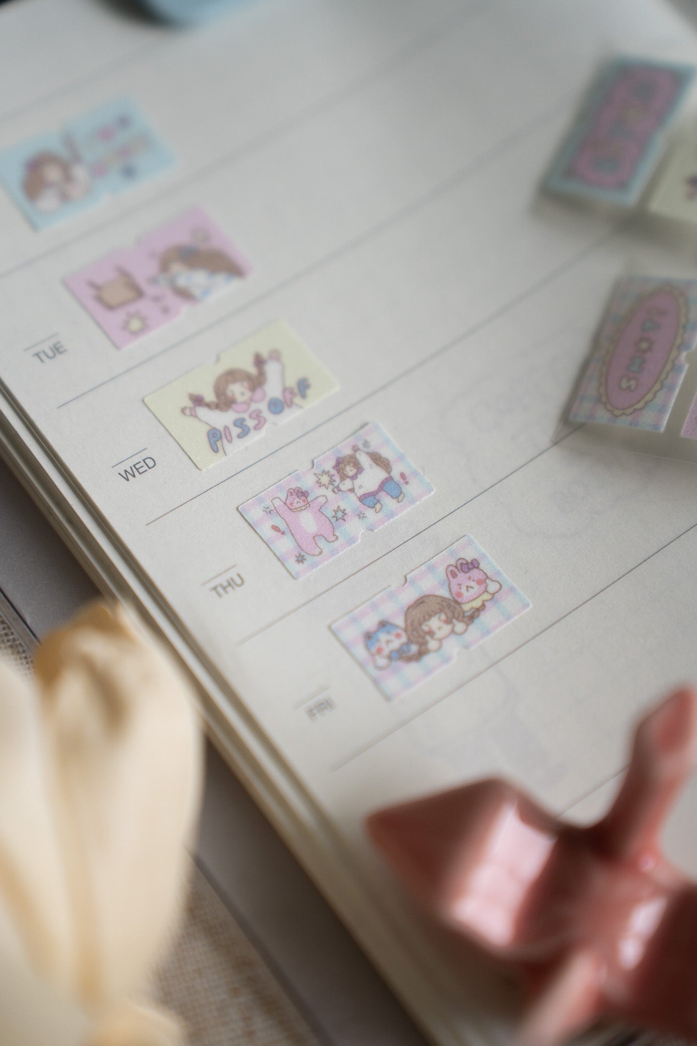 Sho Little Happiness x Artsy Jadey Sticker Labels - Angry Besties