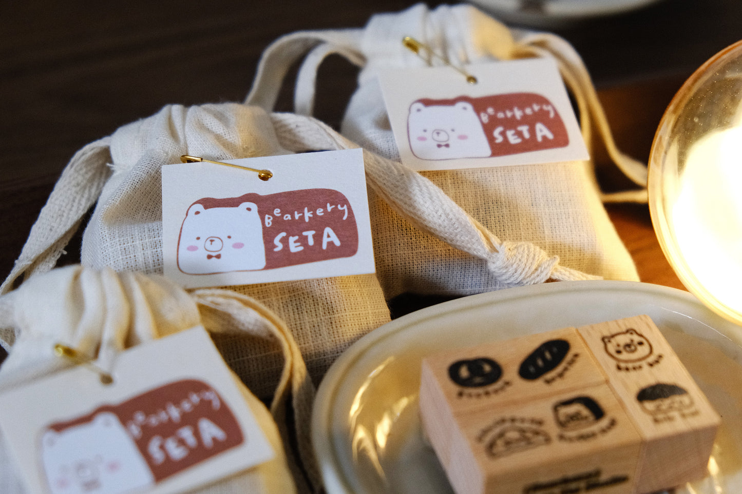 Eileen Tai Rubber Stamp - Bearkery Set A