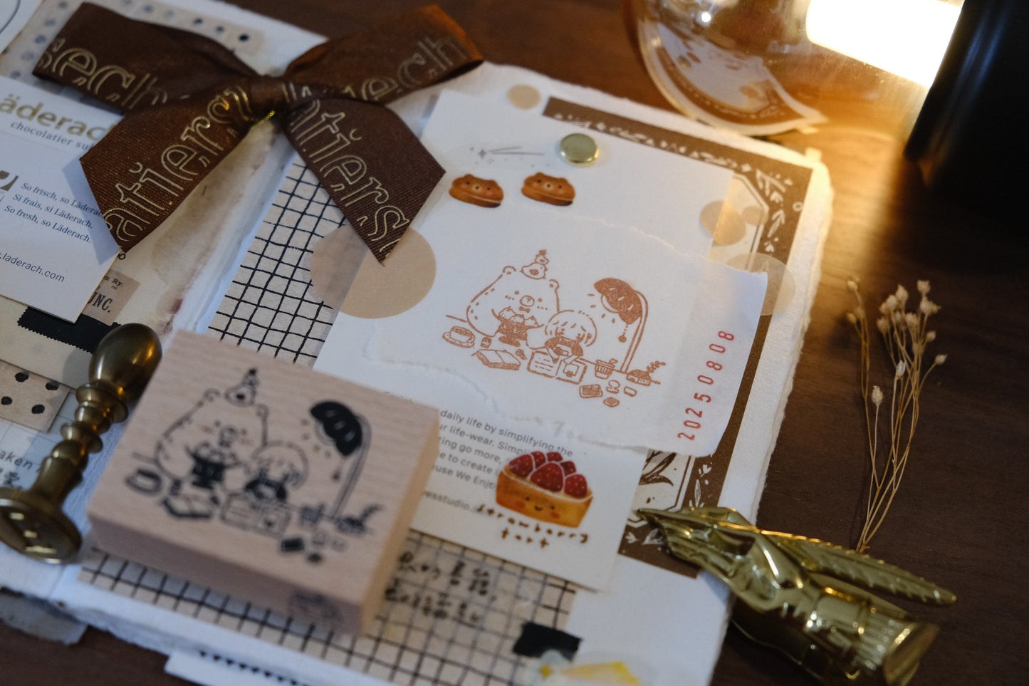 Eileen Tai Rubber Stamp - Blissful Days