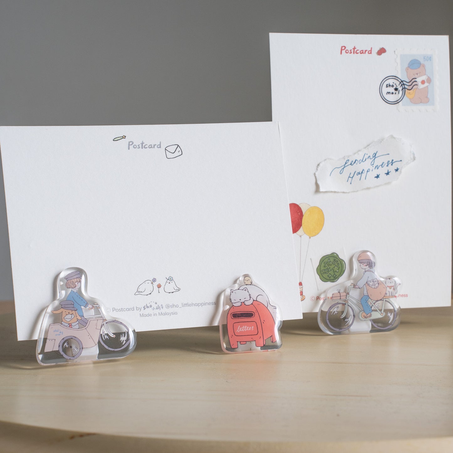 Sho Little Happiness Acrylic Clip - Woof Express