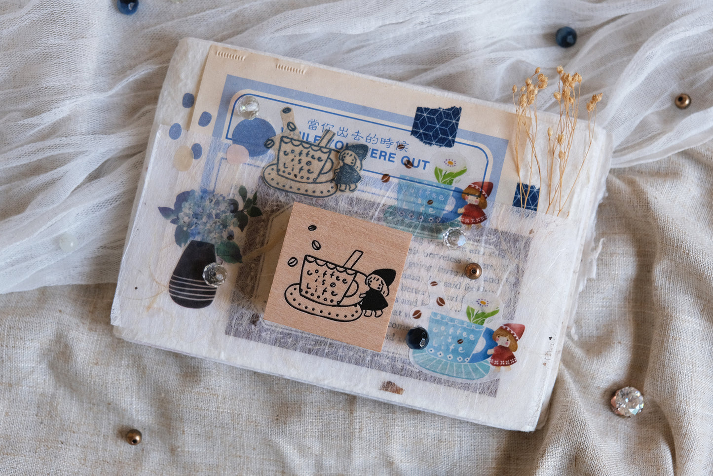 Eileen Tai SIMPLE HAPPINESS Rubber Stamp Collection - Coffee is Life