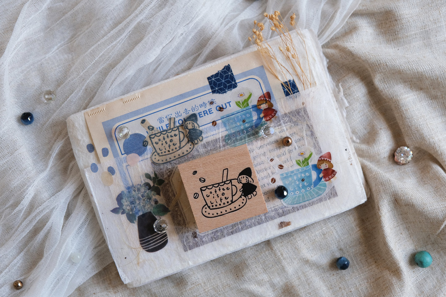 Eileen Tai SIMPLE HAPPINESS Rubber Stamp Collection - Coffee is Life