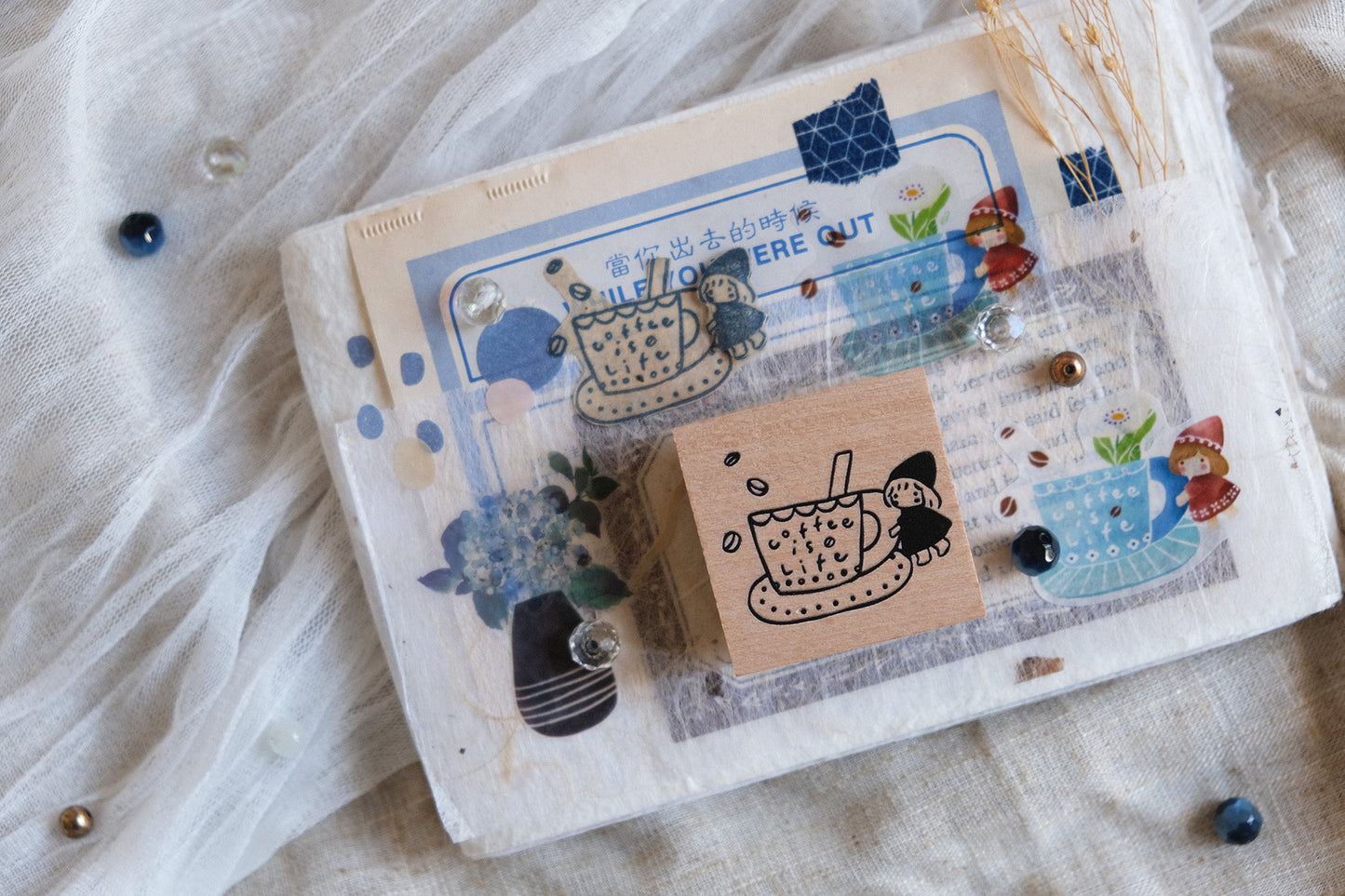 Eileen Tai SIMPLE HAPPINESS Rubber Stamp Collection - Coffee is Life