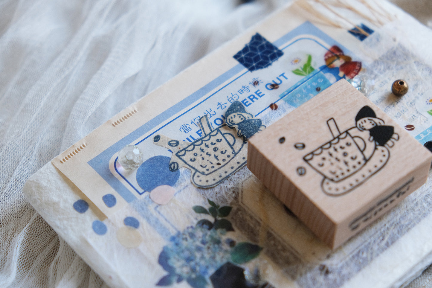 Eileen Tai SIMPLE HAPPINESS Rubber Stamp Collection - Coffee is Life