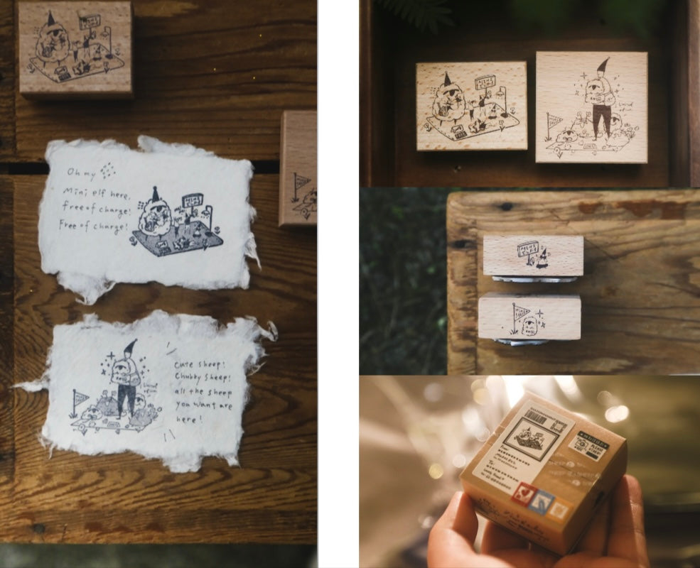 Modaizhi Rubber Stamp - New Market Diary