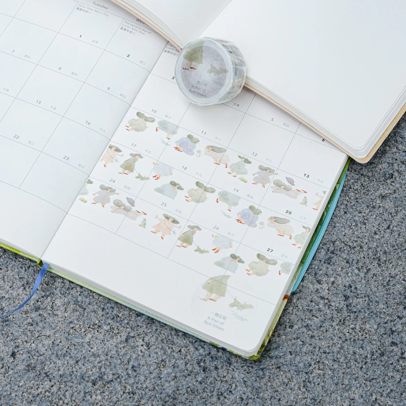 dodolulu Washi Tape - A Pair of Red Shoes
