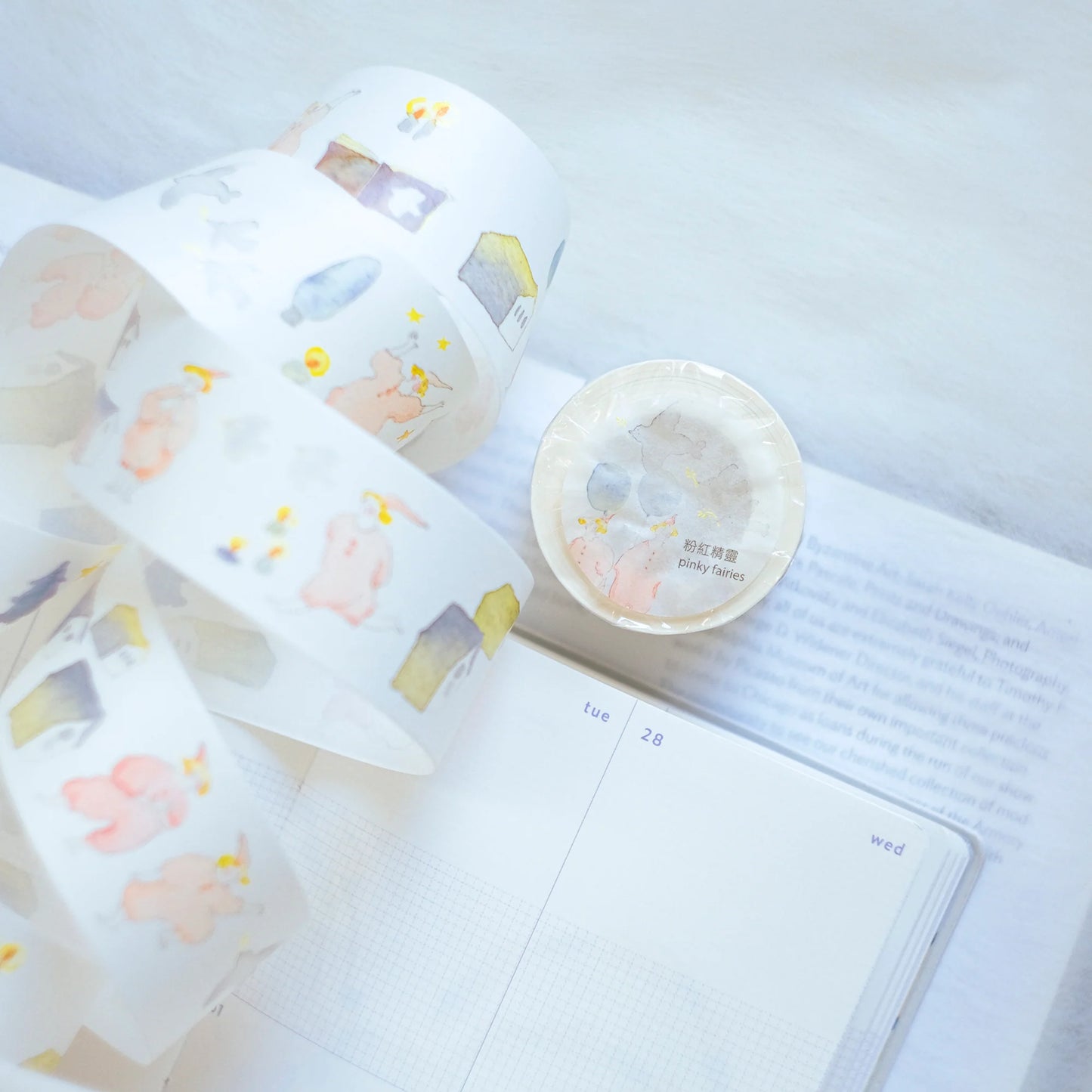 dodolulu Washi Tape - Pink Fairies