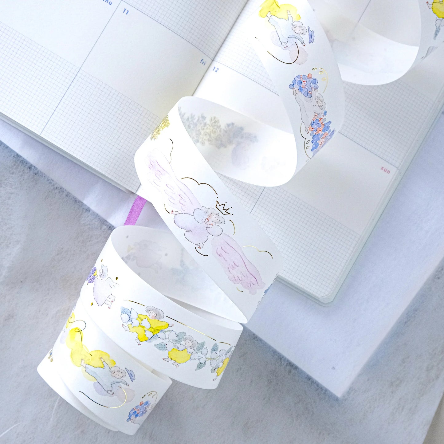 dodolulu Washi Tape with Bronze Foiling - Holiday Essence