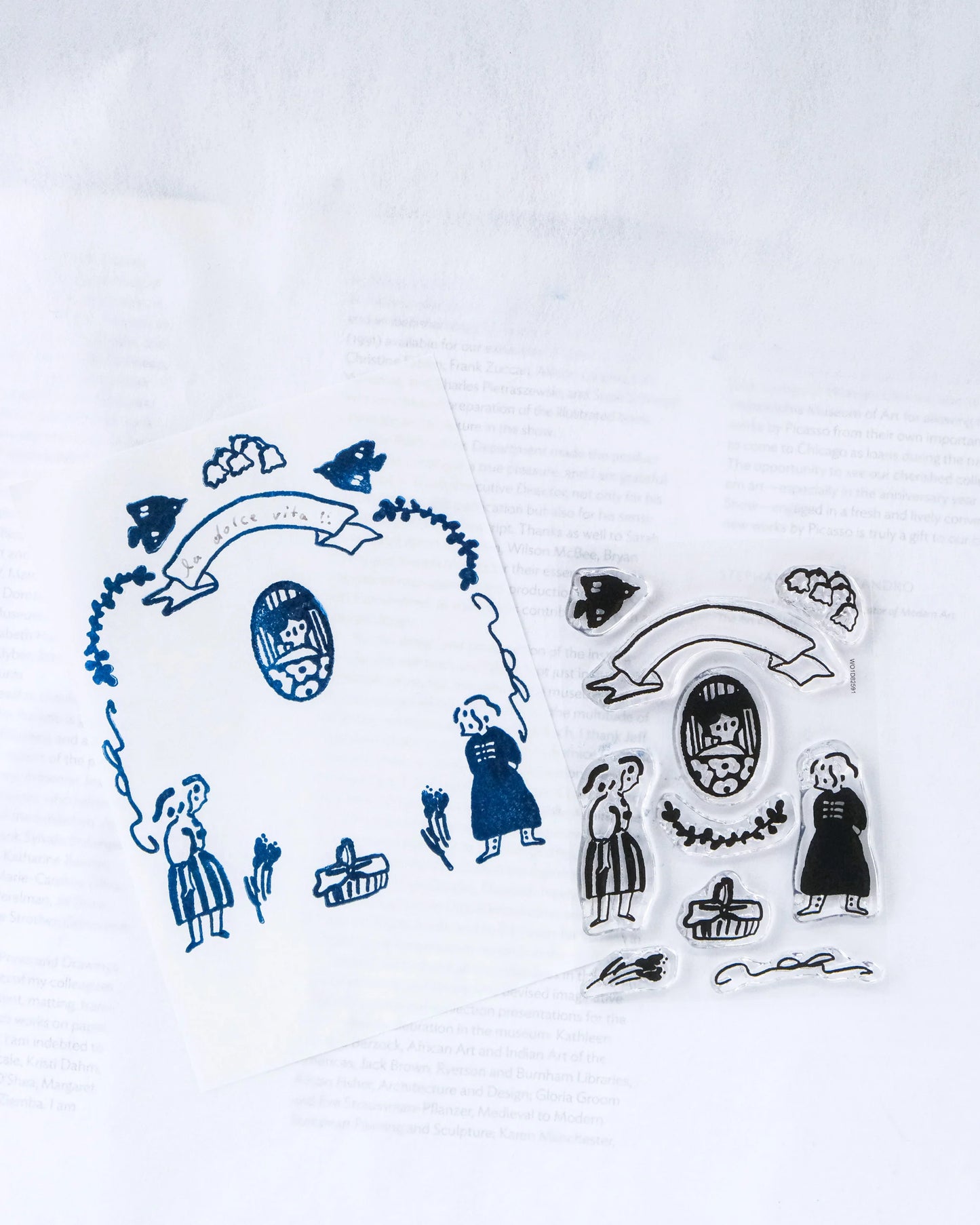 dodolulu Clear Stamp Set - Vol. 3 La Dolce Vita