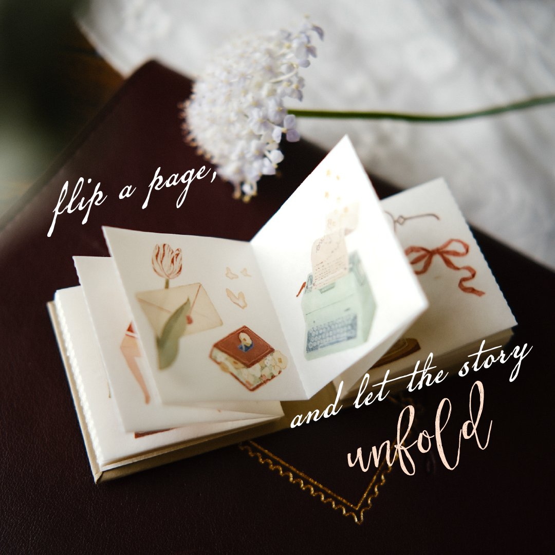 Teayou Kiss Cut Washi Sticker Book - Enchanted Library