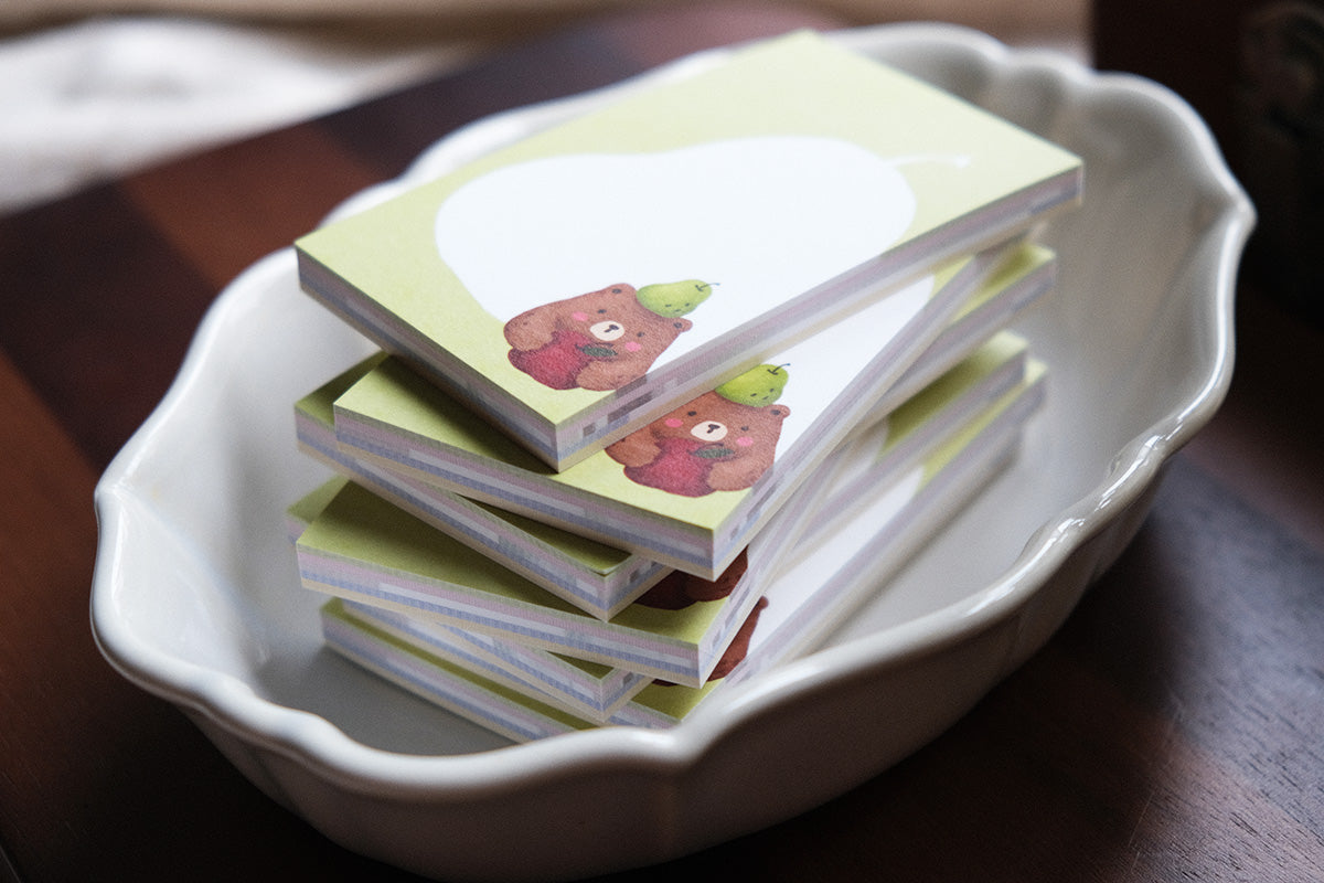 Eileen Tai Memo Pad - Foodie Bears V1.0
